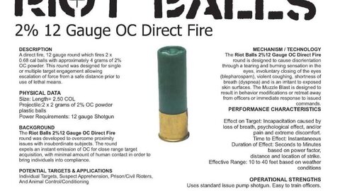 Pepper Shotgun Round