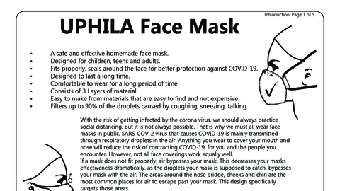 Covid mask design