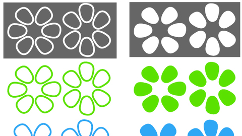 Graphics based on school logo